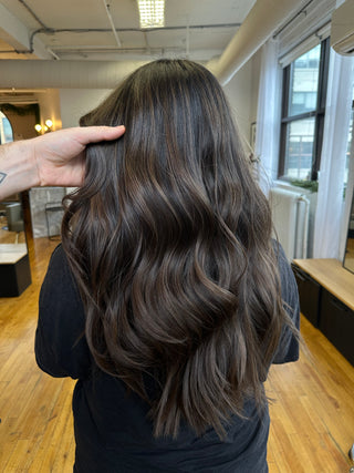 Rich dimensional brunette by Ryan Collins at Private Studio in Toronto.