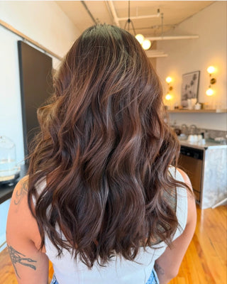 Soft dimensional brunette by Priscilla Sorin at Private Studio in Toronto.