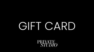 Private Studio digital gift card.